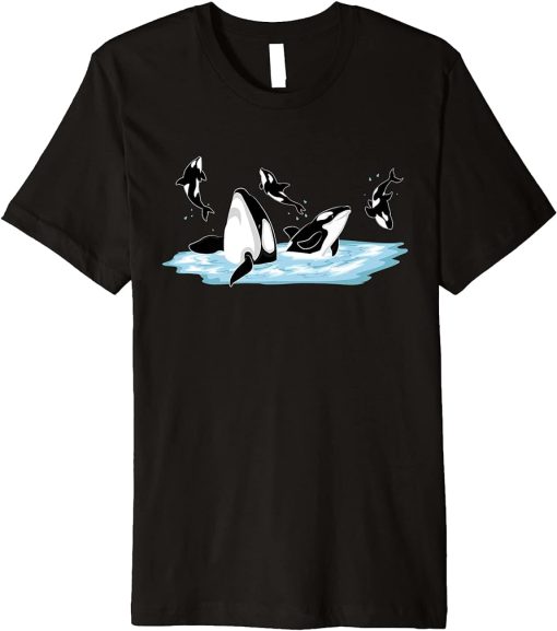 Animal Killer Whale Lover Ocean Animal Ocean Orca Premium T-Shirt