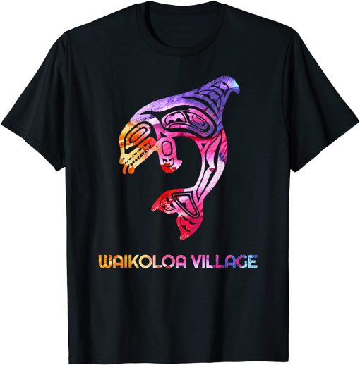 Tribal Waikoloa Village Orca Killer Whale Indigenous Native T-Shirt